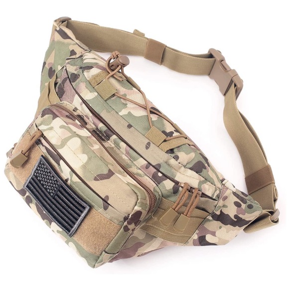 Fanny Pack Military Waist Bag Pack Hip Bum Bag - Picture 2 of 16
